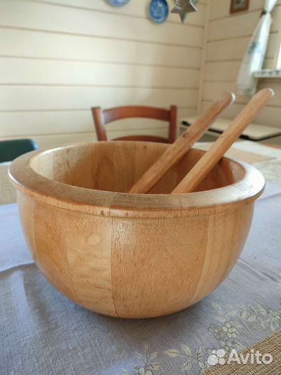 Миска, салатник дерево