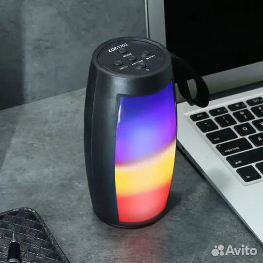 Bluetooth колонка беспроводная с подсветкой LED дл