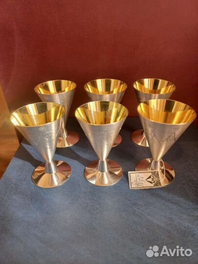 Серебряные рюмки стопки СССР