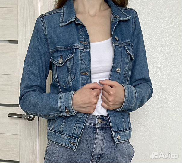 Джинсовая куртка mango джинсовка mng