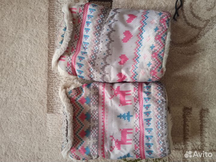 Муфта варежки на коляску