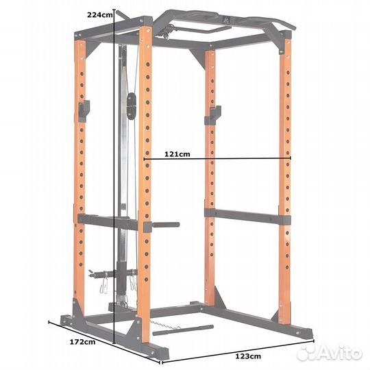 Рама силовая и тяга сверху / снизу dcge03