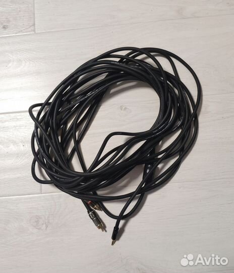Кабель 2RCA - Minijack 10м