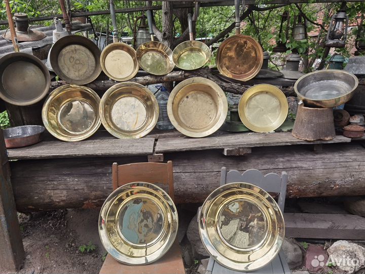 Тазы латунные и медные
