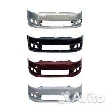 Бампера в цвет Фольксваген поло седан 2011-2023