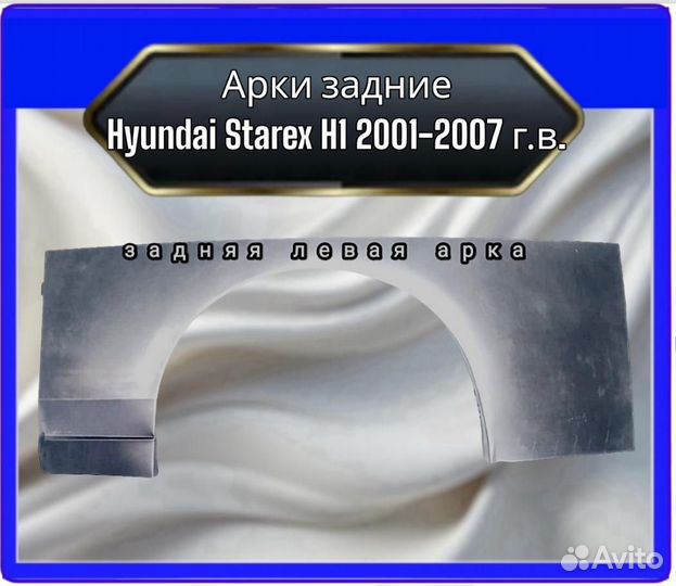 Арки задние Hyundai Starex H1 2001-2007 г.в