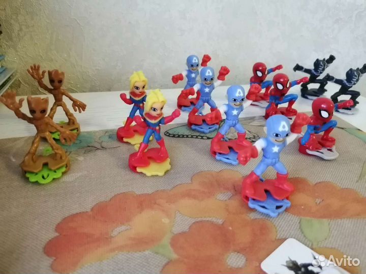 Фигурки марвел мстители киндер -сюрприз