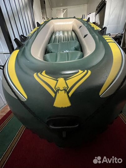 Надувная лодка seahawk 3 зеленая