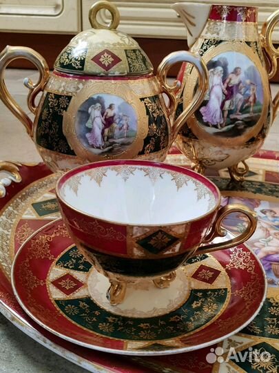 Антикварный сервиз. Австрия. Конец 19го, нач.20го