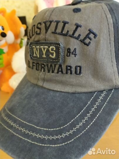 Бейсболка мужская джинсовая