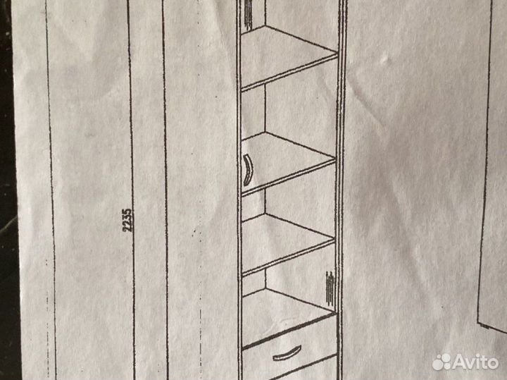 Шкаф угловой
