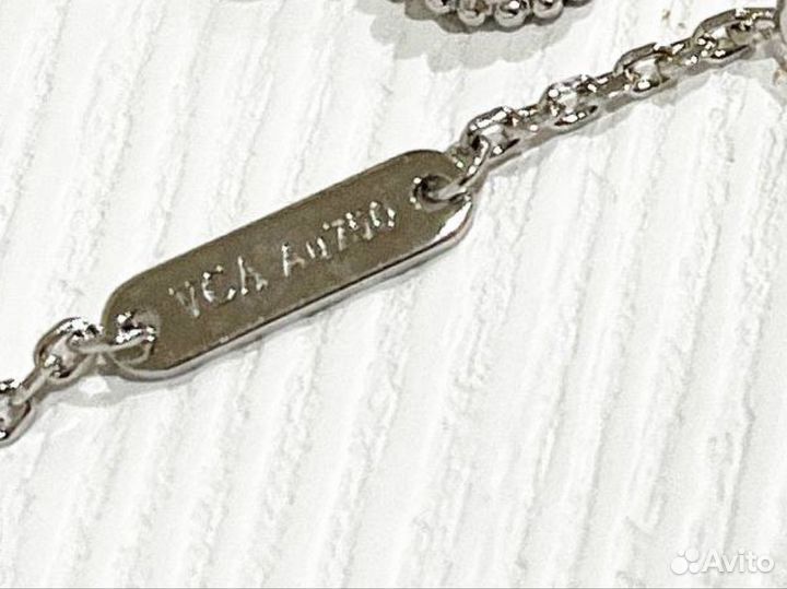 Van cleef цепочка с перламутром