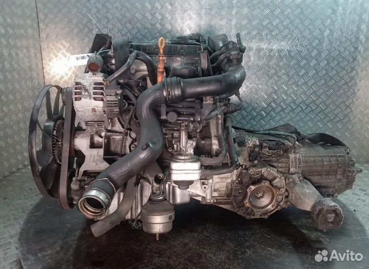 Двигатель BPZ Skoda Superb (06-08) +МКПП