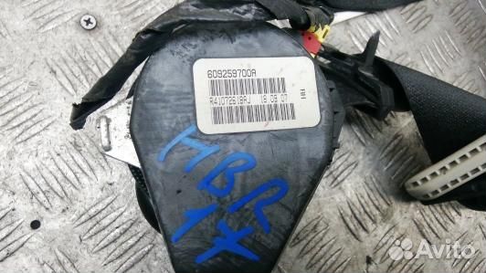 Ремень безопасности с пиропатроном сиденья передне