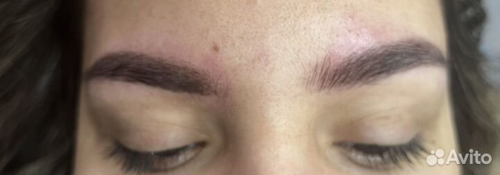 Перманент бровей модель