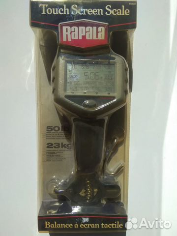 Весы рыболовные электронные rapala Touch Screen RT