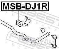 Втулка стабилизатора mitsubishi galant DJ0#