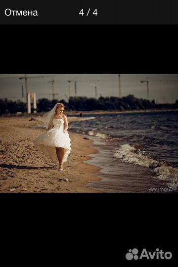 Воздушное свадебное платье