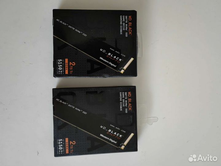 Western Digital WD black SN770 NVMe SSD 2 тб