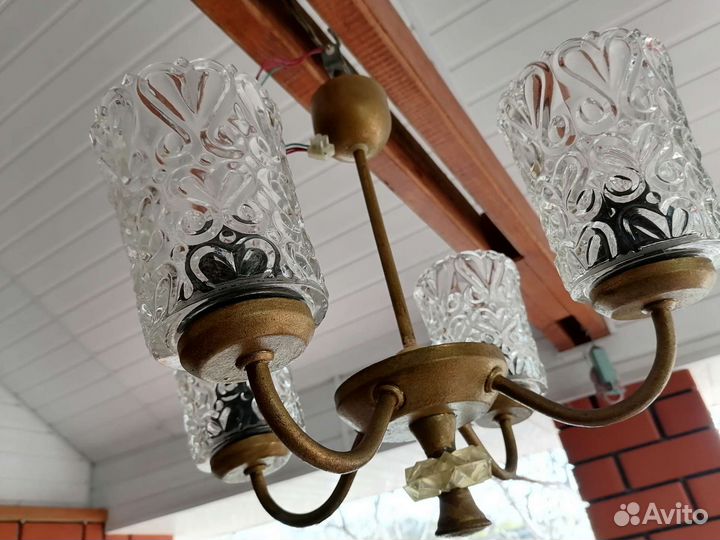 Люстра хрусталь винтаж СССР