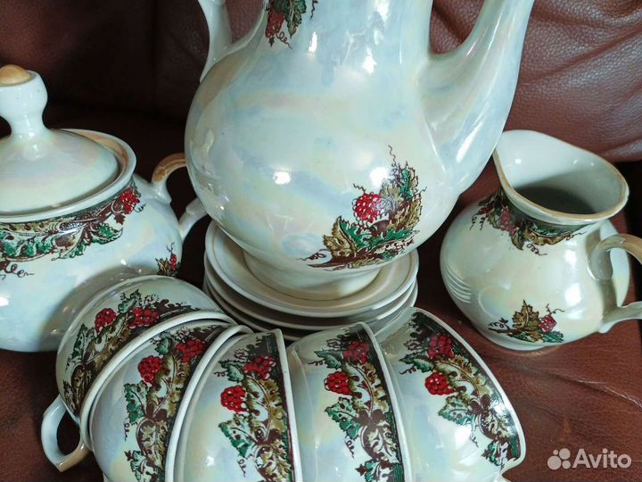 Сервиз кофейный СССР Полонский фарфоровый завод