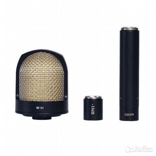 Стереопара микрофонов Октава мк-101 (черный, в дер