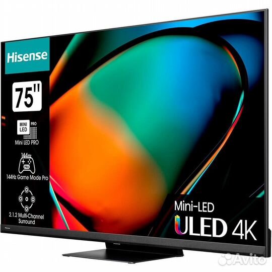 Телевизор Hisense 75U8KQ новый гарантия