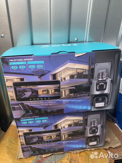 Умная wifi камера с двойным объективом