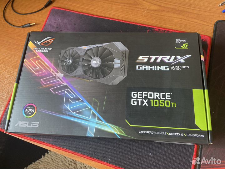 Видеокарта gtx 1050 ti asus strix