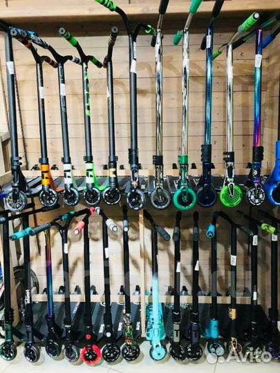 Трюковый самокат. Городской самокат. Детский