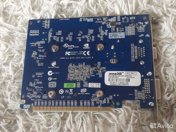 Видеокарта gt 430
