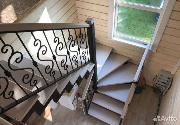 Лестницы на металлокаркасе