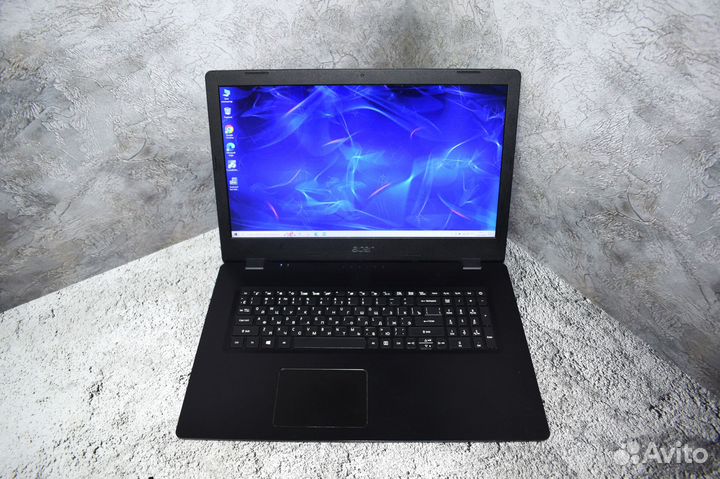 Ноутбук acer на Pentium N5030 4 ядра/ 17 дюймов