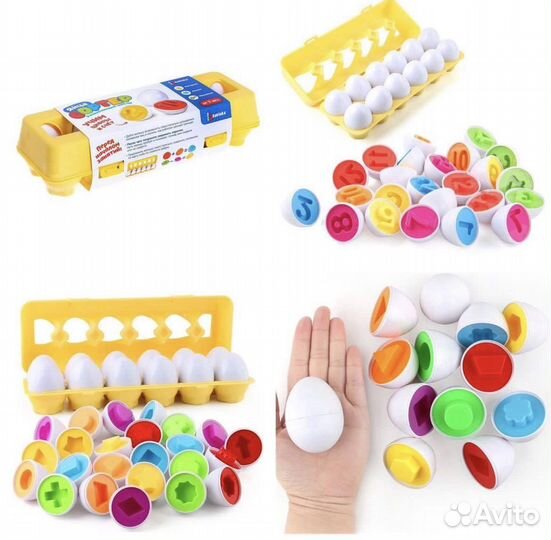 Развивающие игрушки Сортер Монтессори яйца