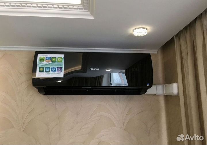 Сплит система с установкой