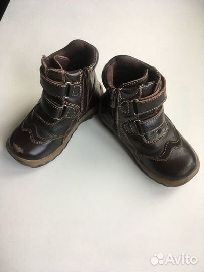 Детские ботинки кожаные