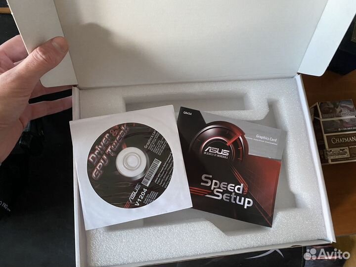 Коробка от nvidia gtx 750ti asus