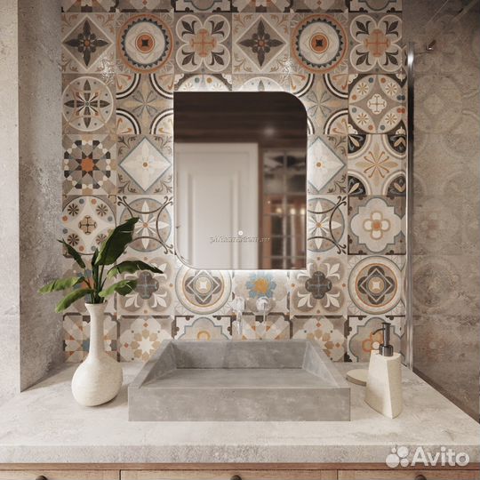 Зеркало Mixline Алон симметрия - Эконом 600*800 (550310)