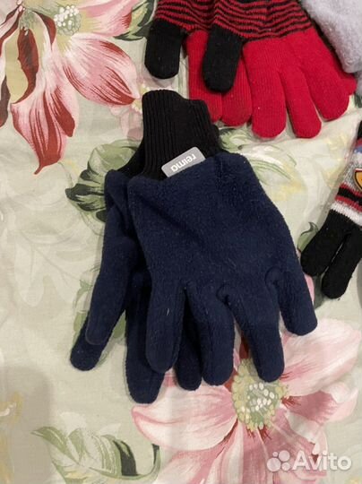 Перчатки зимние детские на 3-6 лет