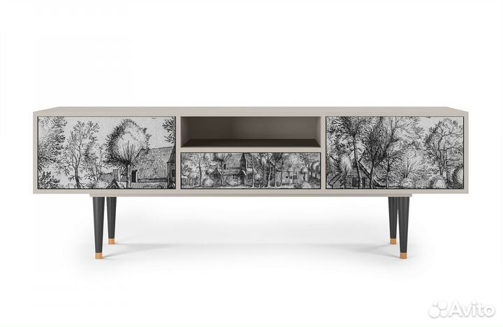 Тв-тумба T6 - Сатин - A Pond