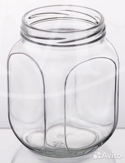 Банки стеклянные 650 мл кубик Глория
