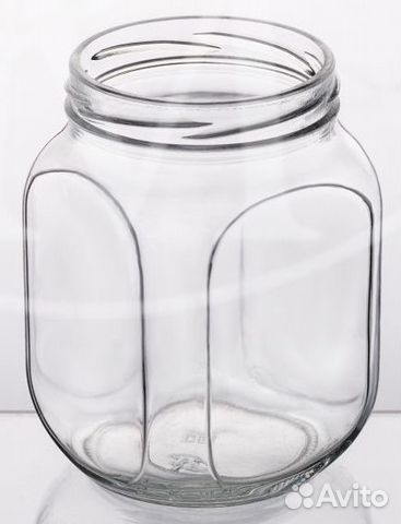 Банки стеклянные 650 мл кубик Глория