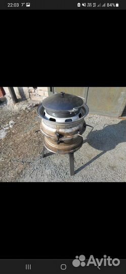 Печка под казан из дисков цена договорная