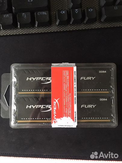 Оперативная память ddr4 hyperx fury 8x2gb
