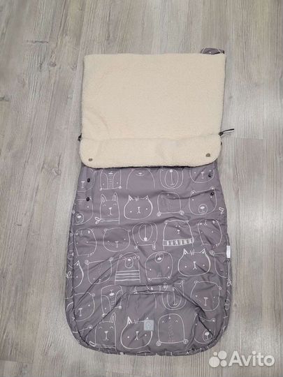 Зимний конверт в коляску