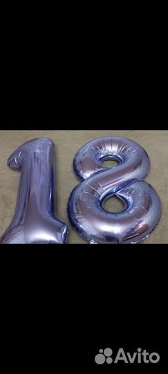 Фольгированные цифры