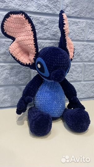 Вязаные игрушки ручной работы Стич