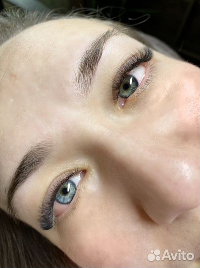 Наращивание и ламинирование ресниц на дому