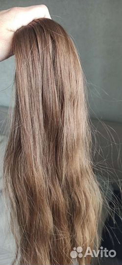 Волосы натуральные срез