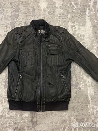Куртка мужская кожанная осенняя 50-52